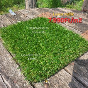 Műfű 55mm - Extra Soft Deluxe - kutyabarát luxus memóriaszálas holland műfű pázsit