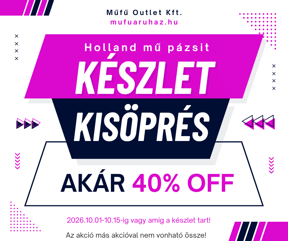 Holland pázsit akció m2 ár fót műfűcentrum Fót műfű shop vásárlás olcsón műfű outlet